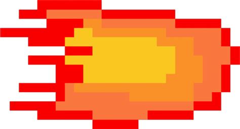 Fireball Clipart Pixel Sprite - Fireball Png Gif Pixel Transparent Png - Large Size Png Image ...