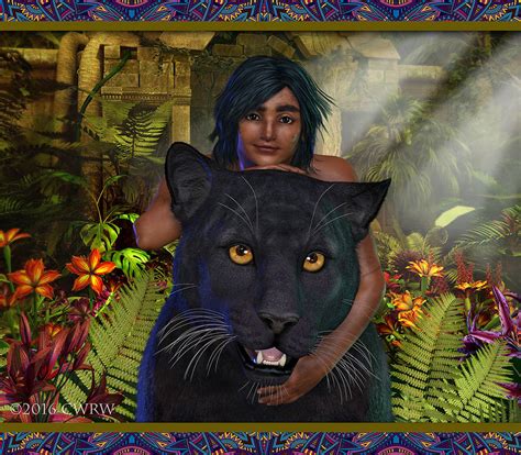 Mowgli and Bagheera by cwrw on DeviantArt