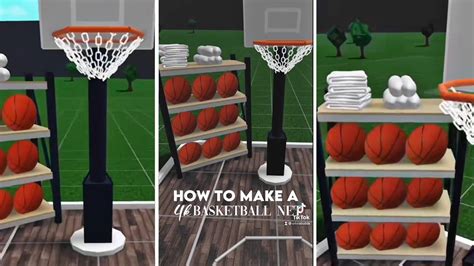 how to make a basketball hoop in bloxburg!! (4k) - YouTube