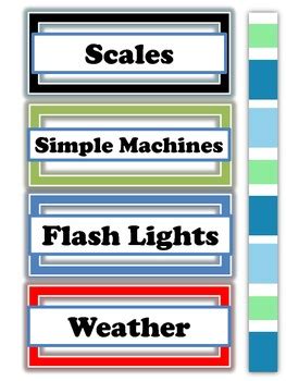 Science Lab Labels by Full of Teaching | Teachers Pay Teachers