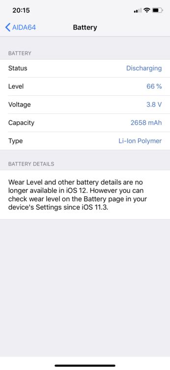 Iphone XR battery capacity - iOS Forum - AIDA64 Discussion Forum