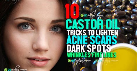 10 Tricks to Lighten Acne Scars, Dark spots with Castor Oil? - 2 - Natural Home Remedies. Simple ...