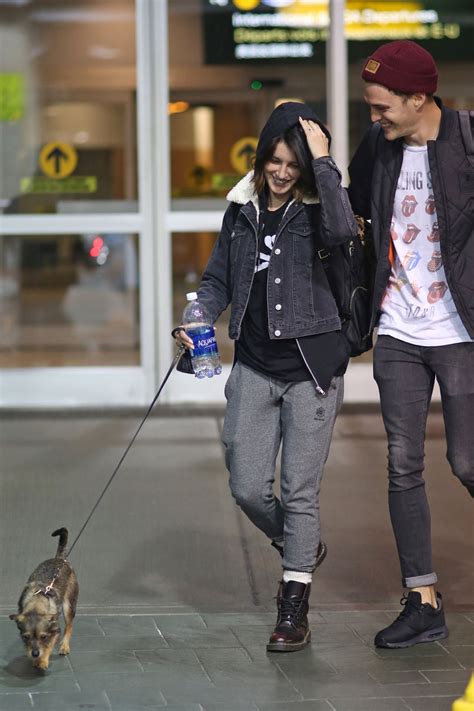 Shenae Grimes and husband Josh Beech - Airport in Vancouver 3/27/2016 ...