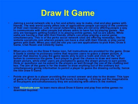 Draw It Game