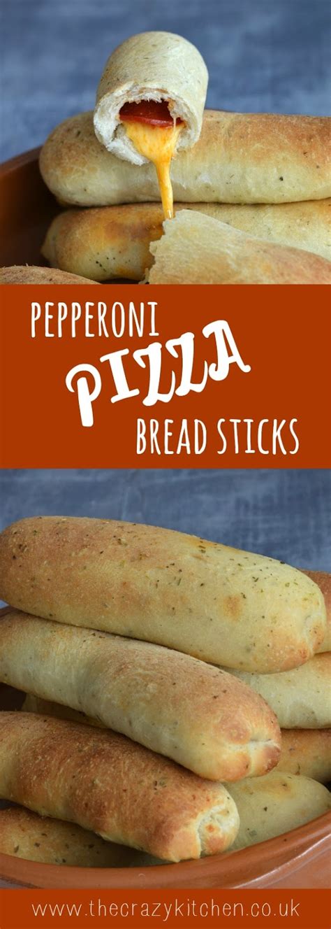 The Crazy Kitchen: Pepperoni Pizza Bread Sticks