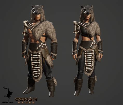 ArtStation - Conan Exiles - Pictish Brave set, Rasmus Valand Fredriksen Rpg Character, Character ...