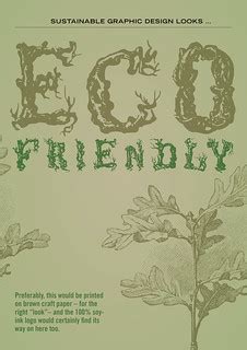 Eco-Friendly | 3.12.2010 Sustainable graphic design looks ec… | Flickr