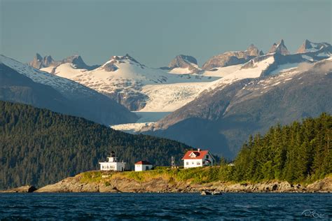 Point Retreat on Admiralty Island in Southeast Alaska. Summer. Evening.