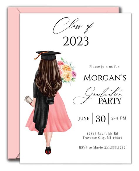 Modern Graduation Invitations - Announce It!