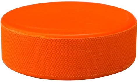 Ice Hockey Puck in Blister • Orange • | Uni | Orange | 0167ORAUni