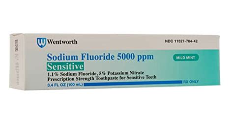 Sodium Fluoride 5000 Sensitive (mild Mint)