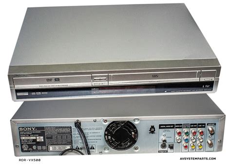 Sony RDR-VX500 DVD Recorder/ VCR Combo-HiFi Analog TV Tuner