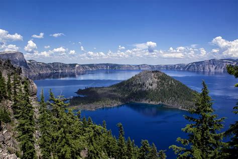 canada, Scenery, Parks, Lake, Mountains, Sky, Fir, Crater, Lake ...