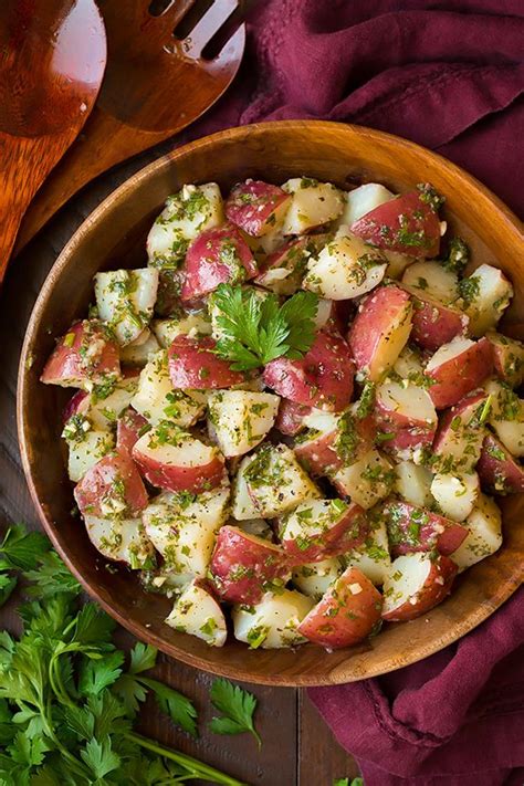 Garlic Herb Potato Salad - Cooking Classy