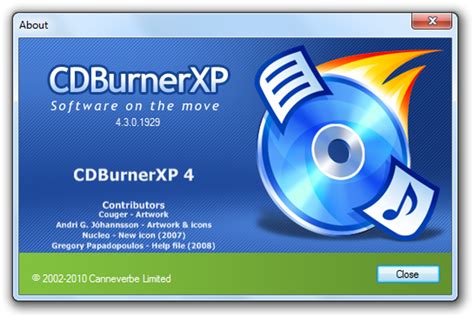 CDBurnerXP - İndir