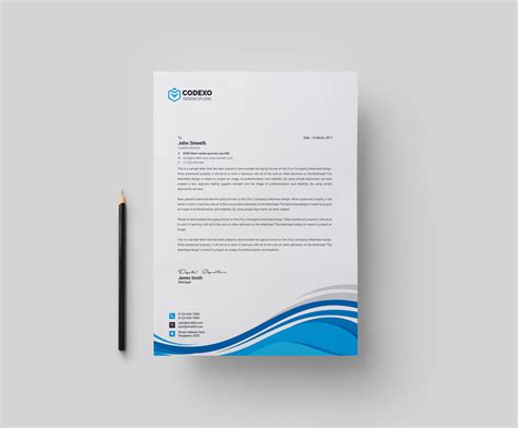 High Quality Modern Corporate Letterhead Template · Graphic Yard ...