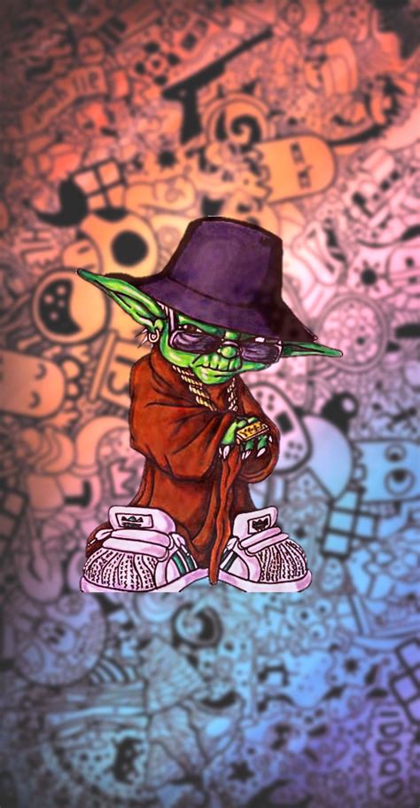 Gangster yoda wallpaper | Yoda wallpaper, Wallpaper, Yoda