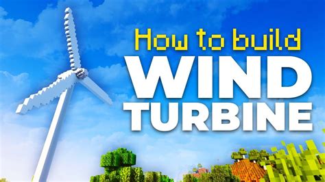 How to build a Minecraft Wind Turbine (Tutorial) - YouTube