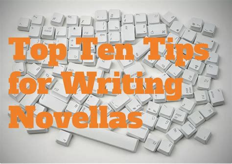 Top Ten Tips for Writing Novellas | Writing tips, Creative writing jobs, Writing short stories