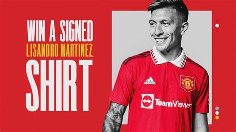 Win a signed Lisandro Martinez Man Utd shirt | Manchester United