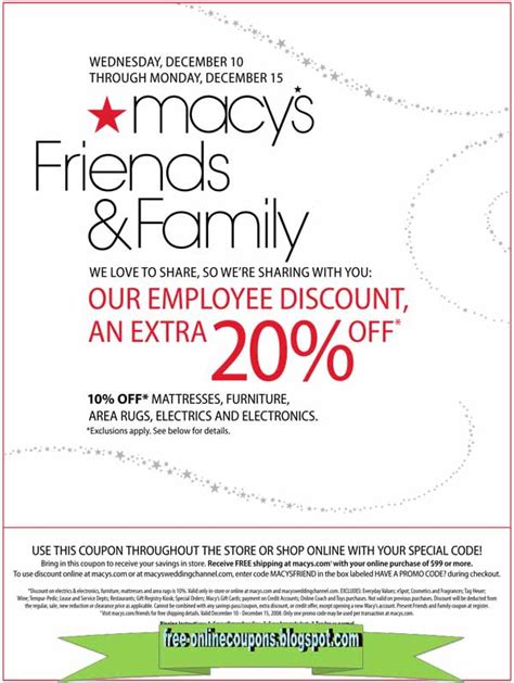 Printable Coupons 2020: Macy's Coupons