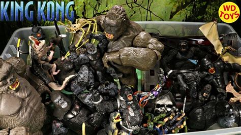 New Giant Box King Kong Skull Island Surprise Toys Vs Mega Action Figure Jurassic Park Unboxing ...