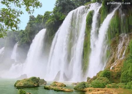 Waterfall Animation In The Jungle GIFs - Get the best GIF on GIPHY