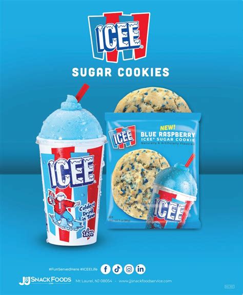 ICEE Cookie Poster_Blue Raspberry 18 x 22 - J&J Snack Foods Corp.