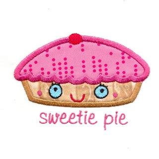 pie embroidery | my "sweetie pie" design made into embroider… | Flickr