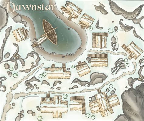 Skyrim - Dawnstar Map by Mirhayasu on DeviantArt