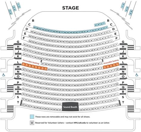 Tennessee Theater Seating Chart