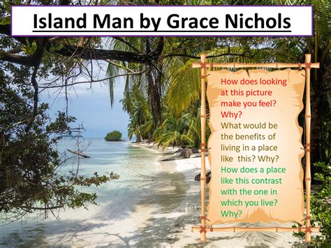 Grace Nichols Island Man | Teaching Resources