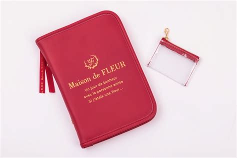 Maison de FLEUR BOOK マルチケース付き RED ＜セブン限定＞ | 付録ネット [発売日カレンダー]