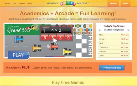 Arcademic Skill Builders are online educational video games that offer ...