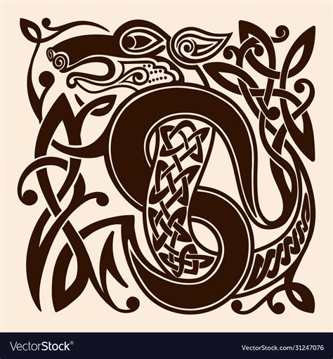 Traditional Celtic Dragon