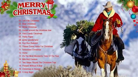 Classic Country Christmas Songs - Best Country Carols Music Playlist - C... | Country christmas ...