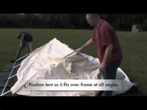 Wall Tent Setup Instructions - YouTube