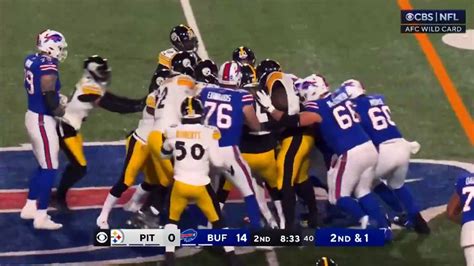 Pittsburgh Steelers vs Buffalo Bills HIGHLIGHTs 2nd-QTR _ Super Wild ...