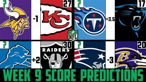 NFL Week 9 Score Predictions 2019 (NFL WEEK 9 PICKS AGAINST THE SPREAD 2019) - YouTube