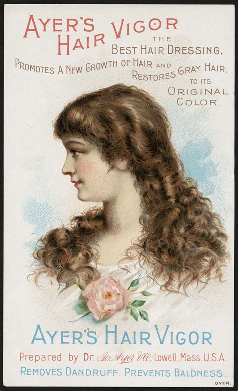 Ayer's Hair Vigor, the best hair dressing, promotes a new … | Flickr