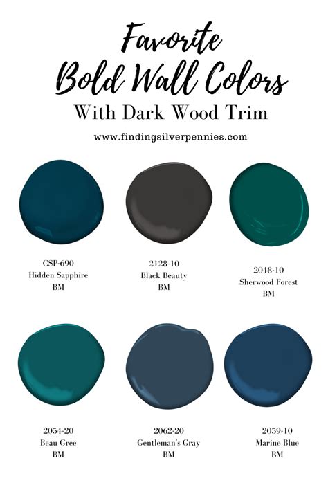 Choosing Paint Colors to Pair with Dark Wood Trim - Finding Silver Pennies | Dark wood trim ...