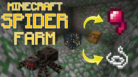 Simple Spider Farm for Bedrock and JAVA Edition | Survival Needs - YouTube