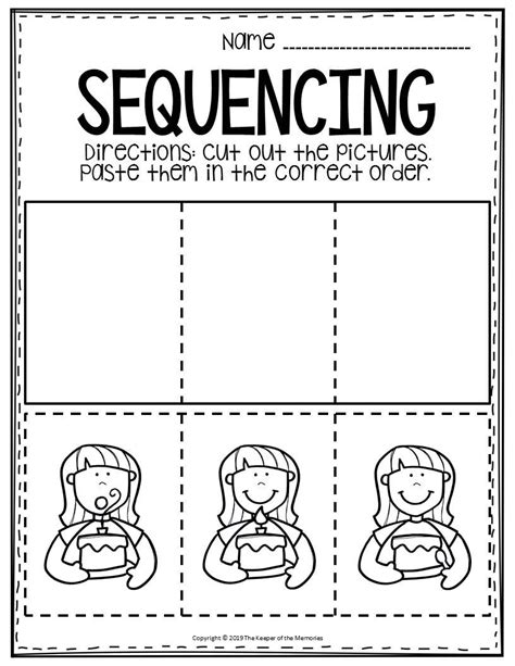 Free Printable Sequence of Events Worksheets | Sequencing worksheets, Sequence of events ...