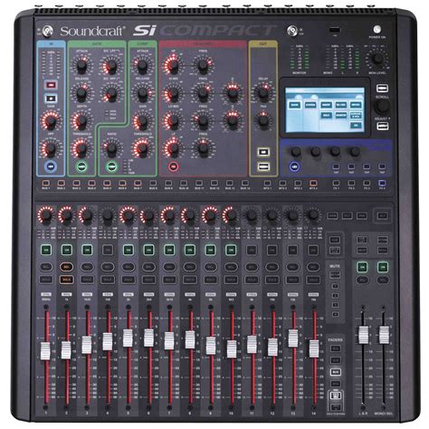 Soundcraft Si Compact 16 Audio Mixer Console Digital Professional 16 ...