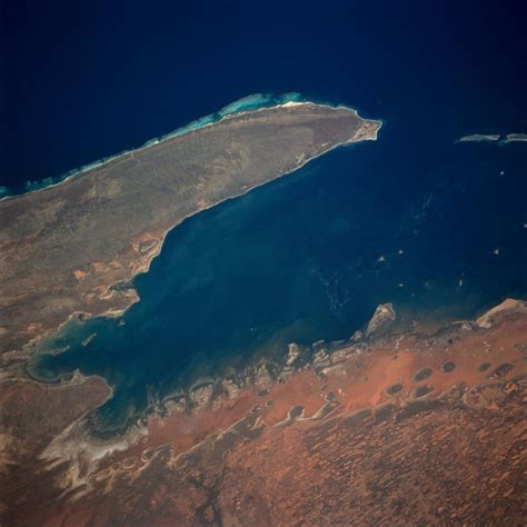 Exmouth Gulf, Australia as seen from STS-67 Endeavour - PICRYL - Public Domain Media Search ...