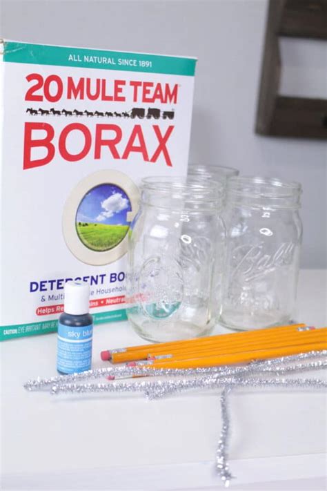 How to Make Borax Crystal Snowflakes in Minutes!