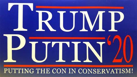 ANTI TRUMP BUMPER STICKER TRUMP / PUTIN '20 | Grelly USA