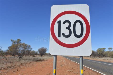 Australia speed limit sign stock photo. Image of roadway - 4414234