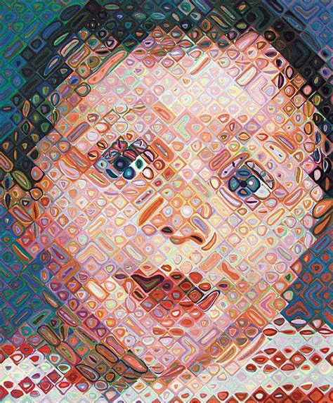 Artodyssey: Chuck Close | Chuck close paintings, Chuck close art, Chuck ...