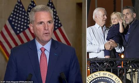 Kevin McCarthy launches bombshell Biden impeachment inquiry | Daily Mail Online